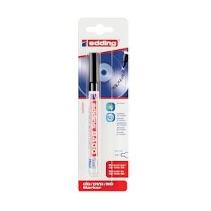 Edding permanent marker voor CD/DVD/BD e-8400 zwart, op blister - 4004764794072