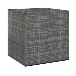 VidaXL Tuinbox 100x97,5x104 cm Polyetheen Rattan Grijs