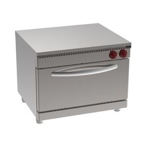 Statisch elektrische oven voor roosters gn 2/1 530x650 - 800x700x650 mm - 4700 W 400/3V - 29150161 Eurast - grijs Roestvrij staal 29150161