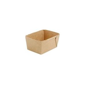 greenbox - Kartonnen delicatessenbakjes 250 ml, 10,5 x 8 x 5 cm, bruin, rechthoekig, 500 St. - DFC01130