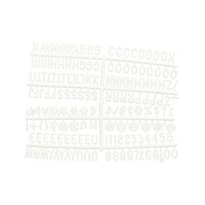 Securit® Acryl Letterset Van 360 Letters In Wit |0,5 kg - wit WLB-SET-LA