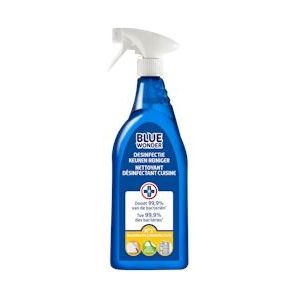 Blue Wonder desinfectie reiniger keuken spray 6x750ml - 8712038000588