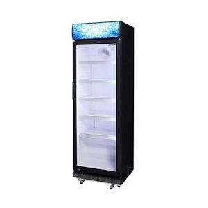 Gastro-Cool - Reclamedisplay koelkast - Zwart/Wit - DC400 - 114101 - meerkleurig Multi-materiaal 114101