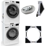 CLP Opbouwmeubel voor wasmachines - Ombouw - Verhoger - Rek - Aansluitframe - verstellbar