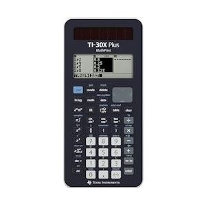 Texas Instruments Texas TI-30X Plus MathPrint wetenschappelijke rekenmachine - zwart Papier TI-30X PLUS MP
