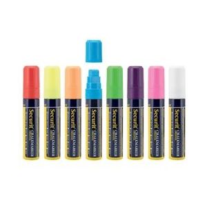 Securit® Originele Krijtstift Set In Diverse Kleuren 7-15 mm|0,6 kg - meerkleurig Kunststof SMA720-V8