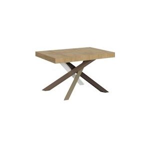 Itamoby Uitschuifbare tafel 90x130/390 cm Volantis structuur Veelkleurig natuurlijk eiken 4/C - 8050598009505