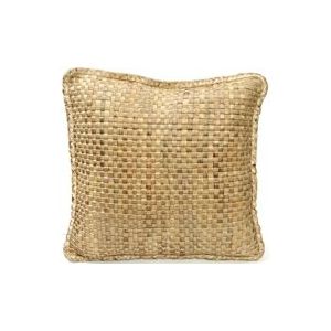 Bazar Bizar - Kussen -  Hyacinth - Naturel - 50x50 - beige Natuurlijk materiaal BAJN101N-M-50x50