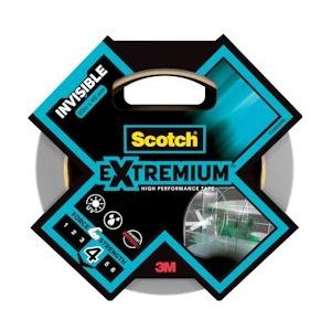 Scotch krachtige tape Extremium Invisible, ft 48 mm x 20 m, transparant - 4054596711167