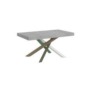 Itamoby Uitschuifbare tafel 90x160/420 cm Volantis Cemento veelkleurige structuur 4/A - VE160TAV4A420-CM