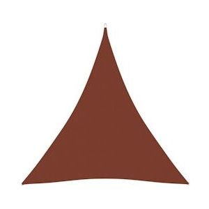 vidaXL Zonnescherm driehoekig 4,5x4,5x4,5 m oxford stof terracotta - rood 135398