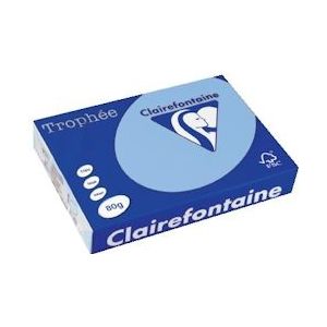 Clairefontaine Trophée gekleurd papier, A4, 80 g, 500 vel, helblauw - 669365