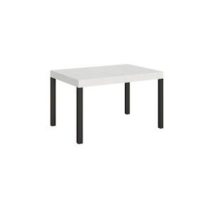 Itamoby Uitschuifbare tafel 90x130/390 cm Everyday Antraciet Witte Asstructuur - 8050598017821