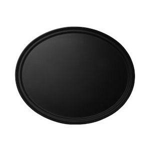 Cambro Camtread ovaal antislip glasvezel dienblad zwart 68,5x56cm - zwart Multi-materiaal 2700CT-110