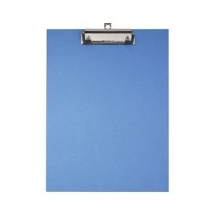 Falken 11288354 Klembord voor DIN A4, hard karton met kraftpapier omslag - blauw - blauw 11288354000F