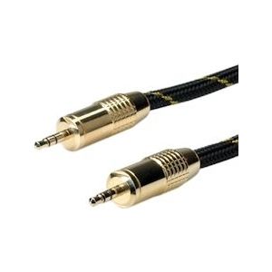 ROLINE GOLD 3,5 mm audio kabel M/M, Retail Blister, 5 m - meerkleurig 11.88.4285