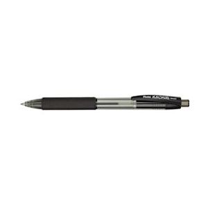 Pentel Kachiri balpen van 0,7 mm zwart, Pak van 12 - zwart 4016284336113