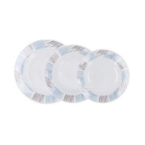 Quid Chicago Wit Porseleinen Servies 18 stuks- 6 personen - 5426613