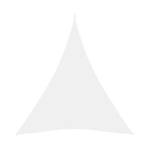 vidaXL Zonnescherm driehoekig 4x5x5 m oxford stof wit - wit 135289