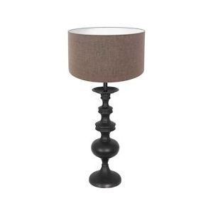 Anne Light and home tafellamp Lyons - zwart - metaal - 40 cm - E27 fitting - 3486ZW
