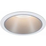 Paulmann LED-inbouwlamp 3-Step-Dim Cole Coin  IP44 rond 88mm  Coin 6W 470lm 230V dimbaar 2700K Wit mat#Zilver 93409 - wit 93409