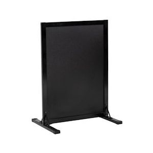 Securit® Woody Klein Stoepbord In Zwart 78x56 cm|4,2 kg - zwart Massief hout SBDT-BL-80