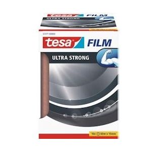 Tesafilm Ultra-Strong, ft 60 m x 15 mm, toren van 10 rolletjes - blauw Papier 4042448466938