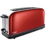 Russell Hobbs Colours Plus+ 21391-56 - Extra lange Broodrooster - Rood