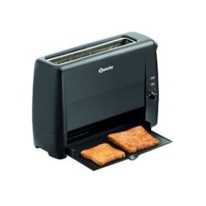 Bartscher Toaster | TS20Sli | Zwart | 1.3kW | 1 Sleuf | 405x152x268(h)mm - BAR-100282