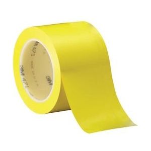 3M Vinyl tape 471, ft 50 mm x 33 m, geel - 50021200043104