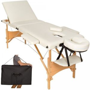 HELLOSHOP26 3-zone massagetafel met crème draagtas 08_0000465 - 3000091471533