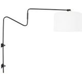 Steinhauer wandlamp Linstrøm - zwart - metaal - 3719ZW