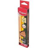 Maped potlood Black'Peps B, zonder gum - blauw Papier 3154148500247