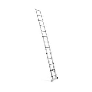 MSW Telescopische ladder - 12 treden - aluminium - hoogte: 0.87 - 3.80 m - 4062859250711