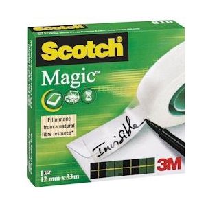 Scotch plakband Magic  Tape ft 12 mm x 33 m - 3134375005241