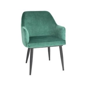 Bolero Lia Velvet stoelen donkergroen (2 stuks) - FX070