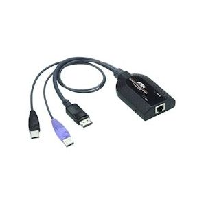 ATEN KA7189 USB DisplayPort VM KVM Adapterkabel - zwart KA7189