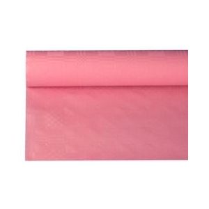 PAPSTAR, Tafelkleed papier met damastprint 8 m x 1,2 m roze - roze Papier 4002911285909