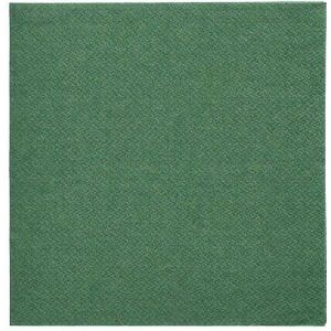 Papstar 900 servetten "DAILY Collection" 1/4-vouw 24 cm x 24 cm donkergroen - groen 4002911599464