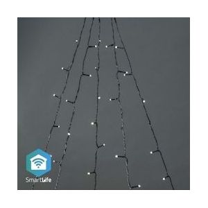 Nedis SmartLife-kerstverlichting - Boom - Wi-Fi - Warm Wit - 200 LED's - 20.0 m - 5 x 4 m - Android / IOS - 5412810404339