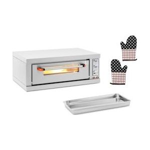 Royal Catering pizzaoven - 1 kamer - 3200 W - Ø 40 cm - Marmer - Royal Catering