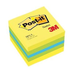 Post-it Notes mini kubus, 400 vel, ft 51 x 51 mm, groen - 173111