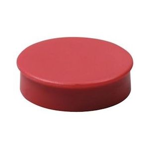 Nobo Magneten, diameter 38 mm, rood, blister van 4 stuks - 5028252140010