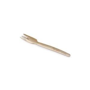 Natureko Papieren vork 16,5cm bruin (2000 stuks) - 452720