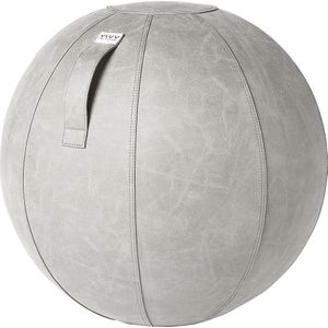 VLUV VEGA-zitbal, veganistisch imitatieleer, 600 - 650 mm, cement