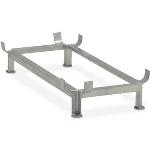 CEMO Stalen onderstel, verzinkt, voor l x b = 1218 x 620 mm, inhoud 200 liter