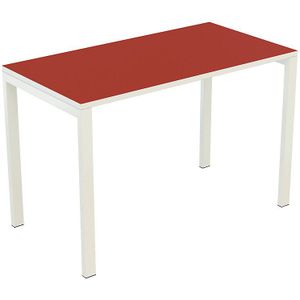 EasyDesk Compact bureau easyDesk®, h x b x d = 750 x 1140 x 600 mm, rood