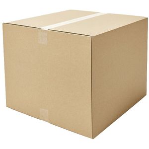 ratioform economy Golfkartonnen vouwdoos, lengte 500 - 599 mm, l x b x h = 550 x 200 x 100 mm, enkelgolvig, VE = 10 stuks, vanaf 40 VE