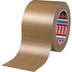 tesa Papieren verpakkingstape, tesa® 60013, verstevigd met glasvezel, VE = 24 rollen, bruin, bandbreedte 75 mm, vanaf 10 VE