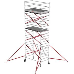 Altrex Rolsteiger RS TOWER 55, houten platform, lengte 1,85 m, werkhoogte 7,80 m